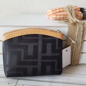 Fashion Trendy Black Design Coin Bag Keychain New